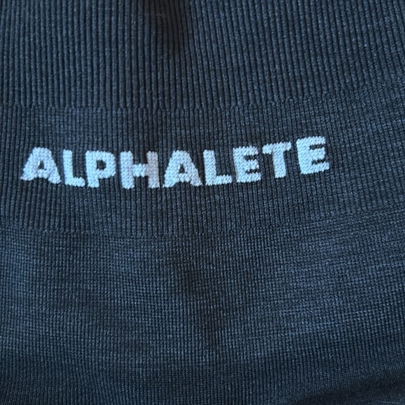 Alphalete amplify biker short 7” black marl - Picture 4 of 5